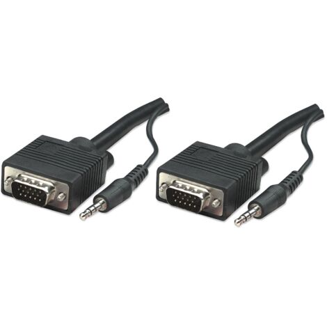 MANHATTAN Cavo SVGA con Audio  1,8 mt
