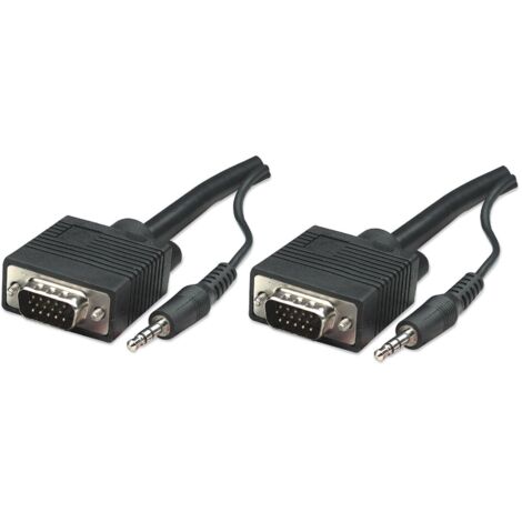 MANHATTAN Cavo SVGA con Audio  4,5 mt