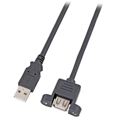 MANHATTAN Cavo USB2.0 A/A M/F da pannello 3,0 metri