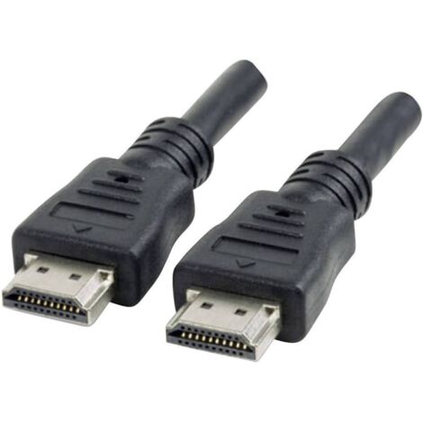 Manhattan HDMI Cavo Spina HDMI-A, Spina HDMI-A 1.80 m Nero 306119-CG UHD 4K, Cavo HDMI