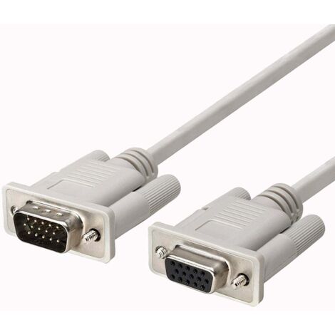 MANHATTAN Prolunga monitor VGA Connettori: 15p. D-SUB Alta densita' M/F 1,8 m