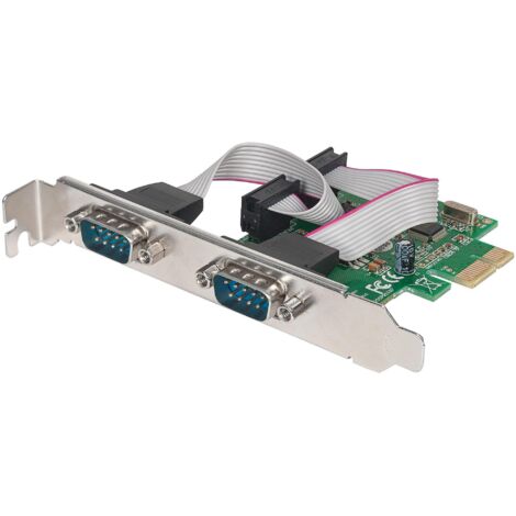 Manhattan Scheda PCI Express Seriale 2 Porte DB9 M