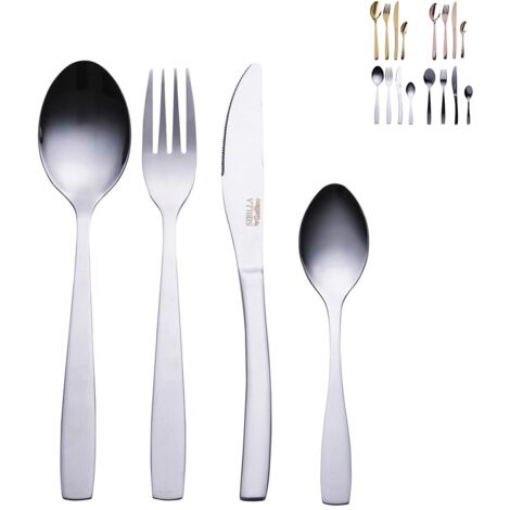 MANHATTAN SET 16PZ POSATE ACCIAIO LUCIDO