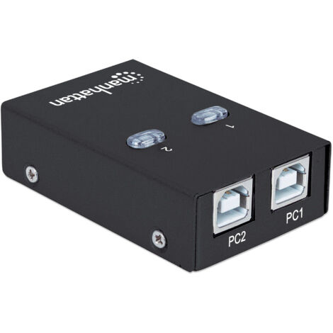 Manhattan Switch Automático para compartir dispositivos USB de Alta Velocidad 2.0