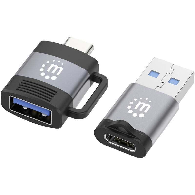 Usb 2.0 Adapter [2x usb 3.2 Gen 1 Buchse a (usb 3.0), usb 3.2 Gen 1 Buchse c (usb 3.0) - 2 - Manhattan