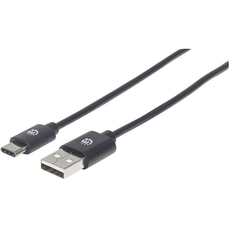 Manhattan USB-Kabel  USB 2.0 USB-A Stecker, USB-C® Stecker 0.50 m Schwarz  354912