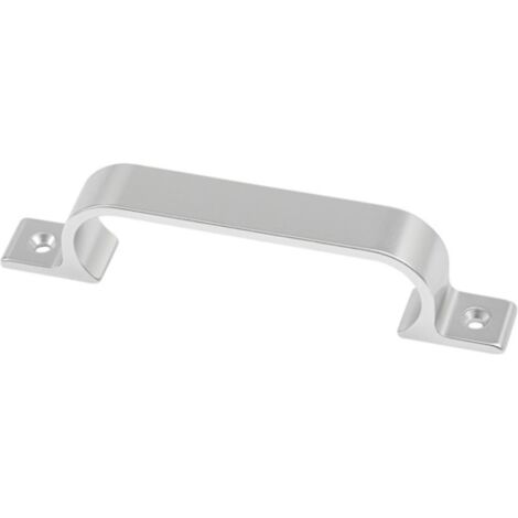 Manico A.28mm L.149mm P.19mm alluminio, argento, anodizzato, fori 2 HERMETA