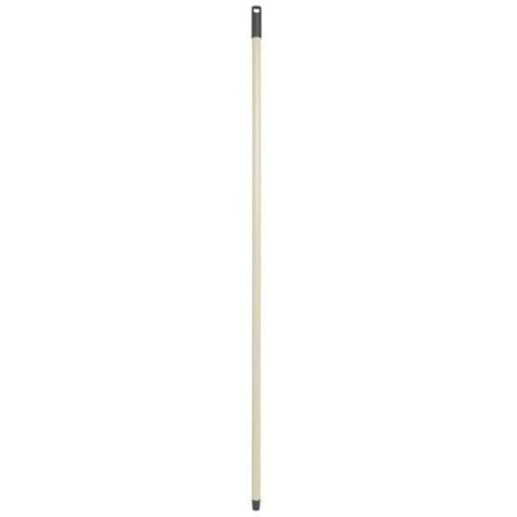 Manico Basic fisso in metallo per scope, mop - Lunghezza 130 cm