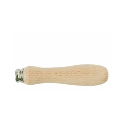 MANICO DI RICAMBIO IN LEGNO NATURALE CON GHIERA PER LIMA LUNGHEZZA 14 CM (20406)