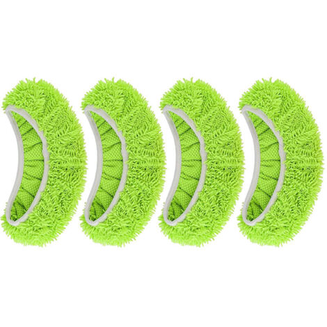 Manico di ricambio per mocio in cedro, testina di ricambio XL, 4 pezzi, accessori per mocio in microfibra, copertura di ricambio per mocio piatto