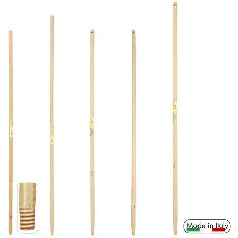 MANICO IN LEGNO DI FAGGIO PER RASTRELLI D 26CM 180CM verdemax