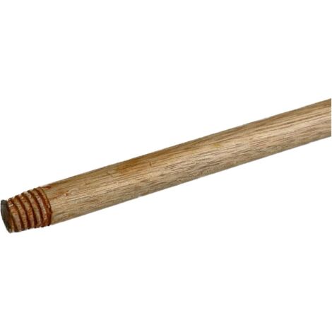 Manico In Legno Per Scopa Industriale Cm. 130 - 25 Pz