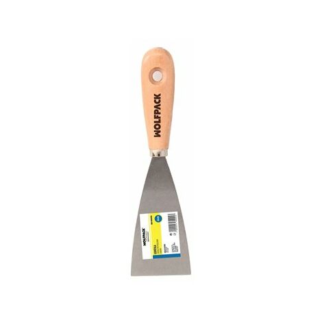 Trade Shop - Spatola In Silicone Manico Legno Utensile Cucina Dolci  Pasticceria 31.5cm 50868