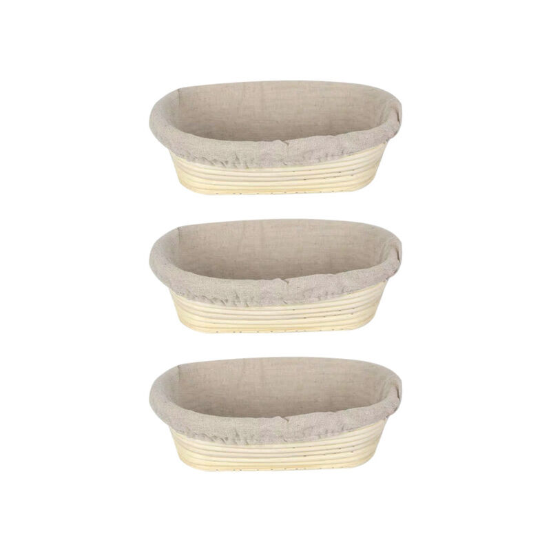 Fuienko - 2 pezzi ovale Rattan pane a prova di