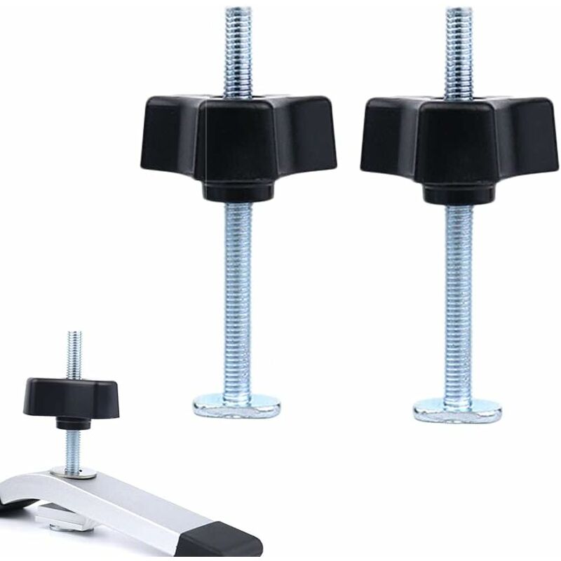 Ladacèe - Manico M8 con vite a t, 2 manopole per