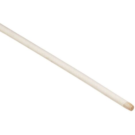 Manico per Scopa in Metallo rivestito in plastica tinta legno conf. 25 Pz.