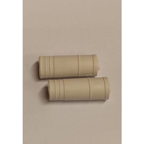 MANICOTTI PER TUBO GAS METANO - IN PLASTICA COLORE BIANCO