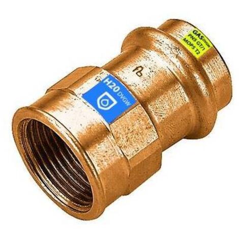 MANICOTTO A PRESSARE FXFIL F ACQUA/GAS Diam. 18 x 1/2 FRABO