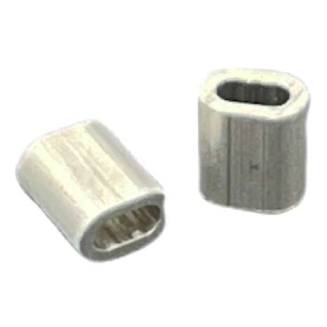 Manicotto Alluminio Per Funi Mm.3