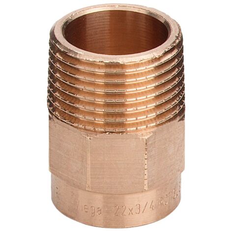 Manicotto bronzo FM ø28 - 3/4" estremità a saldare femmina, filettatura R 102913