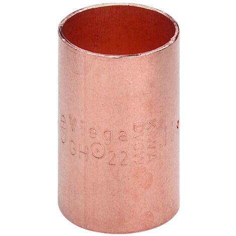 Manicotto con battente rame FF ø42 mm estremità a saldare femmina 105433