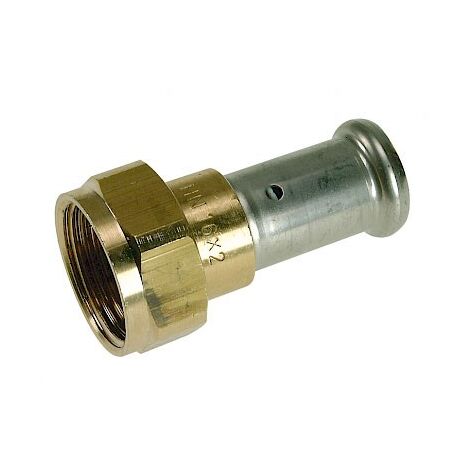 Manicotto con dado girevole sede piana in ottone 20x3/4" 26P20Z05