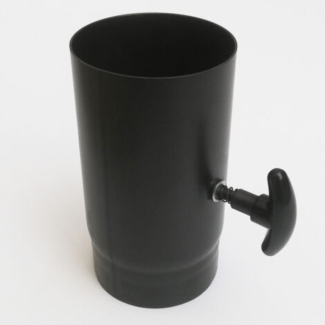 Manicotto con valvola da 150mm per stufa a legna