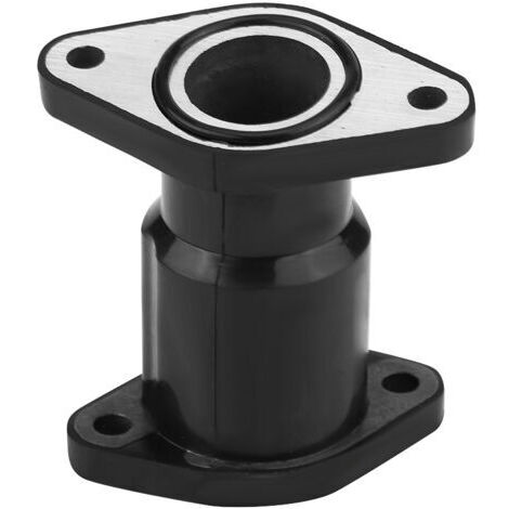 Manicotto del carburatore, guarnizione in plastica nera resistente all'olio, 7,7 x 7 x 7,7 cm, collettore di aspirazione per moto.