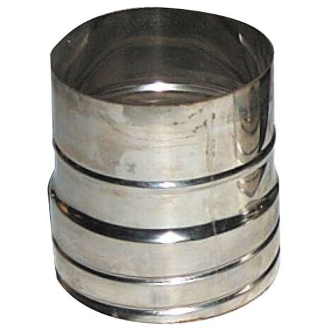 Manicotto di giunzione ø 130 mm per tubo flessibile in acciaio e alluminio - Giunto tubo flessibile / tubo rigido 00000R51255