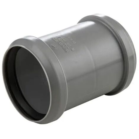 Manicotto doppio bicchiere ad innesto con battuta in pp e guarnizione serie ed tech ø40 WAVIN