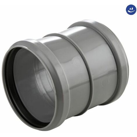 Manicotto doppio bicchiere ad innesto scorrevole in pp con guarnizione serie ed tech ø160 WAVIN