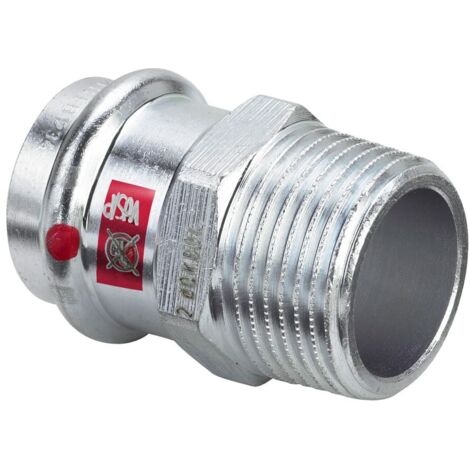 Manicotto F 54x2" M Prestabo con SC‑Contur, acciaio al carbonio zincato, estremità a pressare femmina, filettatura R 588663