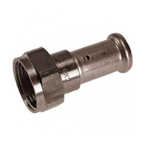 Manicotto femmina con dado girevole sede piana in ottone 26X3/4" 26P26Z05