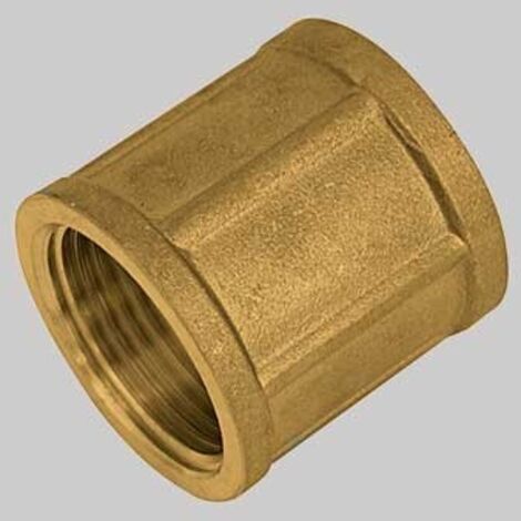 MANICOTTO FEMMINA/FEMMINA OTTONE GIALLO - 1"1/2