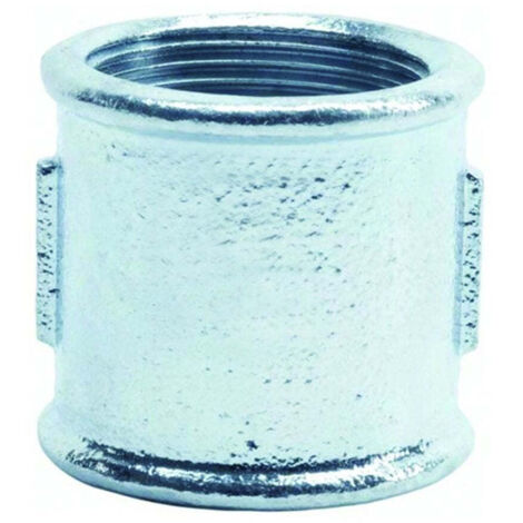 Manicotto Ff Con Filettatura Dx Sx In Ghisa Zincata - FF 1 1/4" destra/sinistra - 10 pz