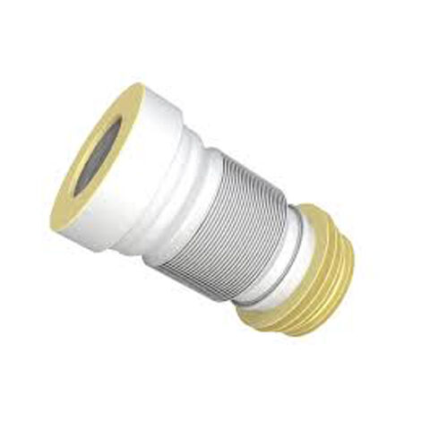 MANICOTTO FLESSIBILE ED ESTENSIBILE PER COLLEGAMENTO AL VASO WC- F 80-110 mm / M 100-110 mm- BONOM- pezzi 1