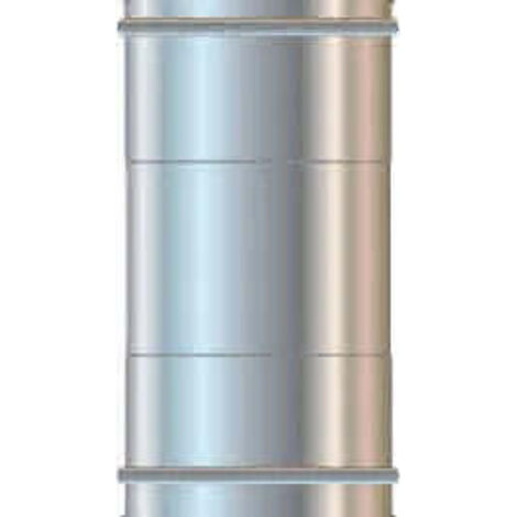 MANICOTTO GIUNZIONE CORDIVARI ACCIAIO INOX MONO PARETE PER CANNA FUMARIA ø 80 MM