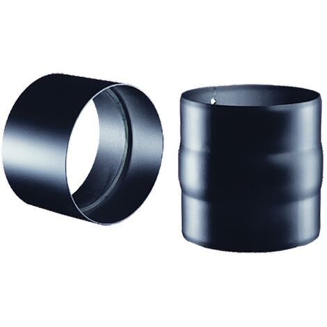 MANICOTTO IN ACCIAIO NERO ø cm 12 F/F - sp.2 mm (legna) KASART