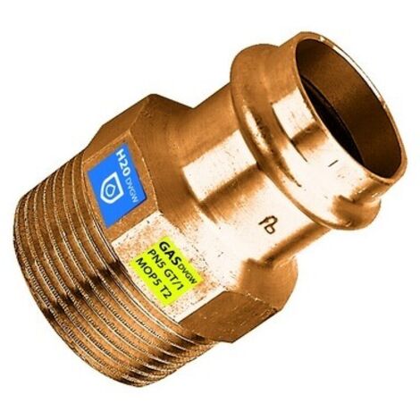 MANICOTTO IN BRONZO A PRESSARE FXFIL M ACQUA/GAS Diam. 42 x 1"1/2