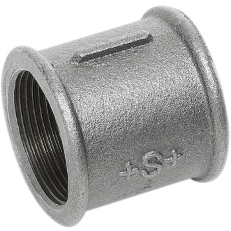 Manicotto in ghisa zincata Art. 270 diametro 1/2" raccorderia in ghisa