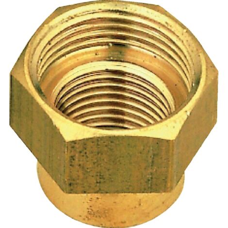 Manicotto in ottone grezzo ridotto FF F12x17 F8x13