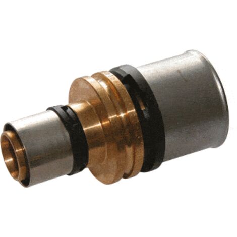 Manicotto in ottone irregolare a crimpare per sistema multistrato 50-32