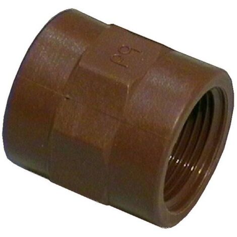 MANICOTTO IN POLIPROPILENE MARRONE 1/2'' FF