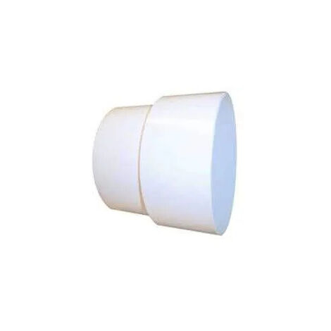 Manicotto in PVC bianco Femmina D.100mm Maschio D.93mm.