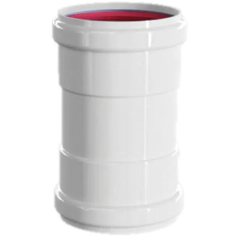 Manicotto monoparete in alluminio estruso bianco 13cm ø60 PUCCI
