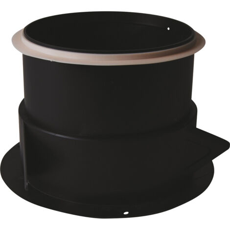 Manicotto per cartongesso con 3 alette - Plastica Ø125 - Lunghezza 10cm