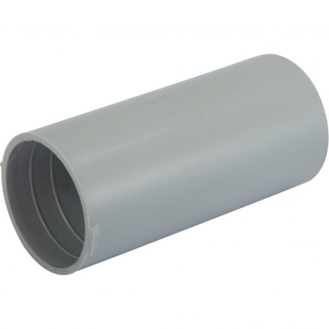 Manicotto per tubo diametro 25 grigio set 2 pezzi - electraline