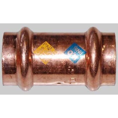MANICOTTO RAME A PRESSARE FEMMINA/FEMMINA - 15 x 15