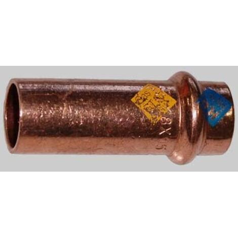 MANICOTTO RAME RIDOTTO A PRESSARE MASCHIO/FEMMINA - 28 x 22