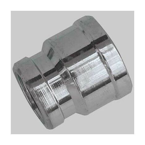 MANICOTTO RIDOTTO FEMMINA/FEMMINA OTTONE CROMATO 1/2 X 3/8